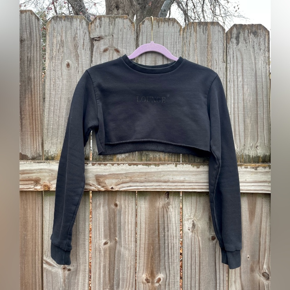 Lounge Apparel Crop Sweatshirt